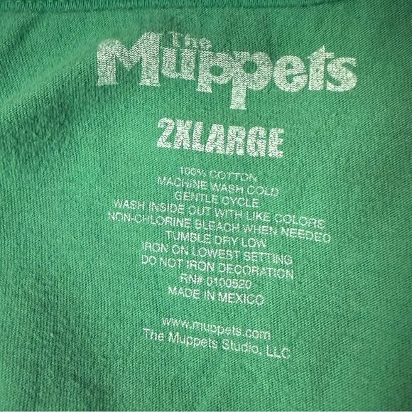 Muppets Kermit The Frog green tshirt Being green since before it was cool  xxl - Picture 4 of 4